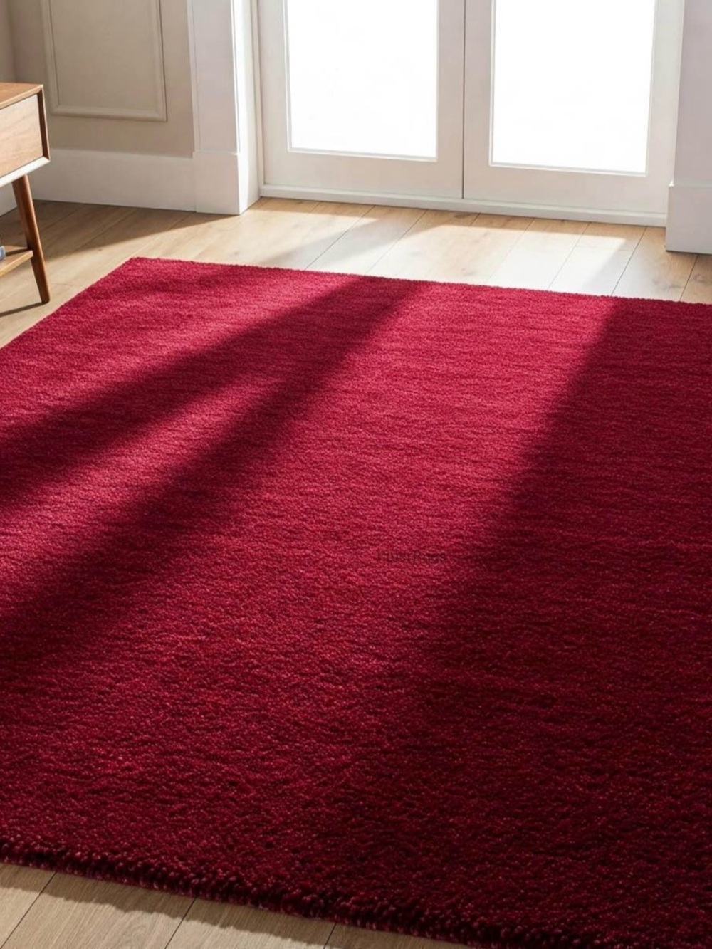 8x11 Deep Wine Red Norwegian Wool Rug – Custom Rug!